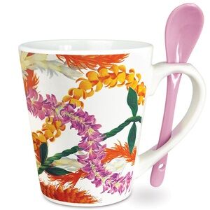 Hawai`i Tropical Mug & Spoon Set, Leis of Aloha